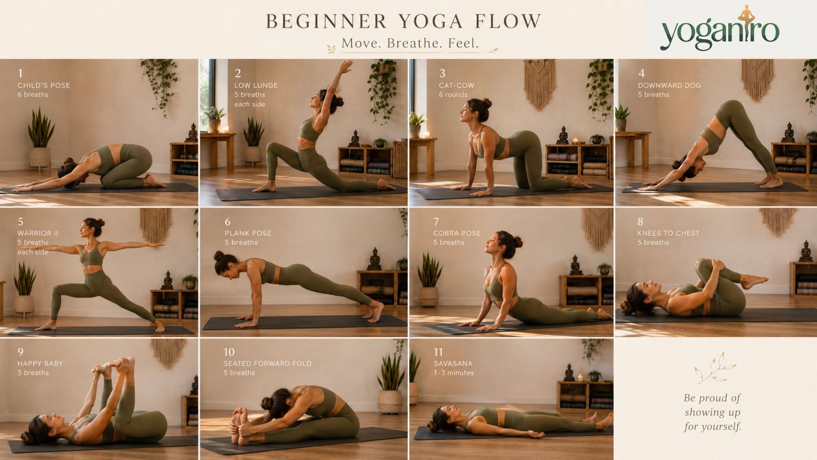 Strength and flexibility yoga flow for body confidence and mobility