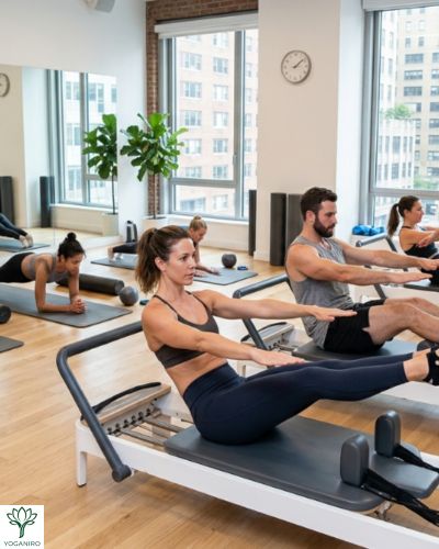 Pilates Burn class at Spirit Lab NYC core strength training