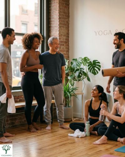 Spirit Lab Yoga Studio NYC community wellness group class
