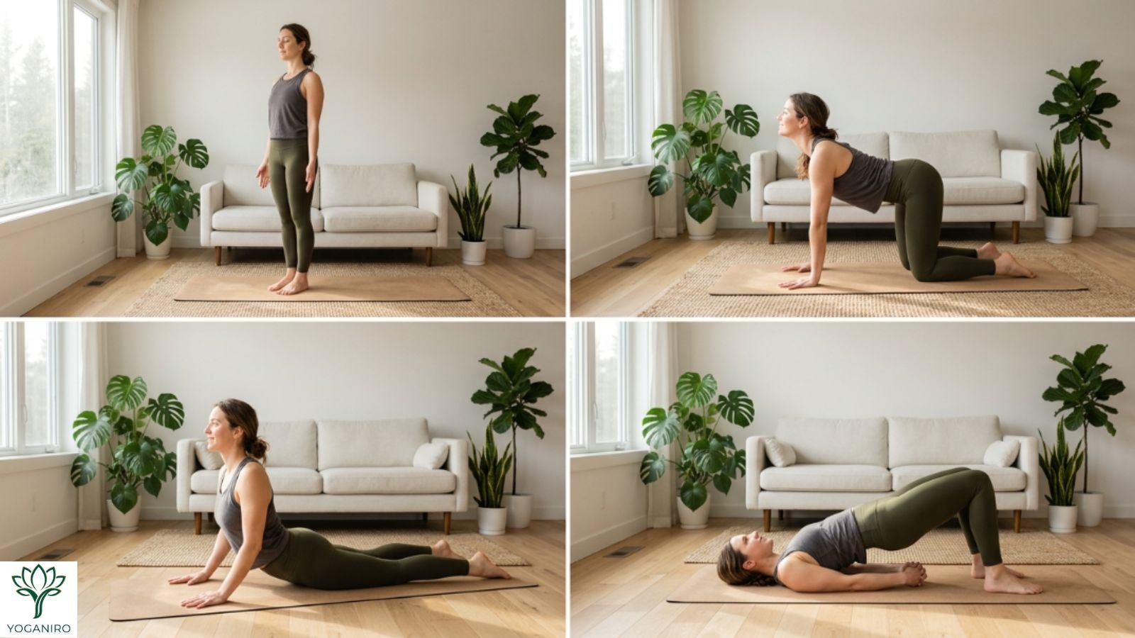 Morning yoga routine for improving posture