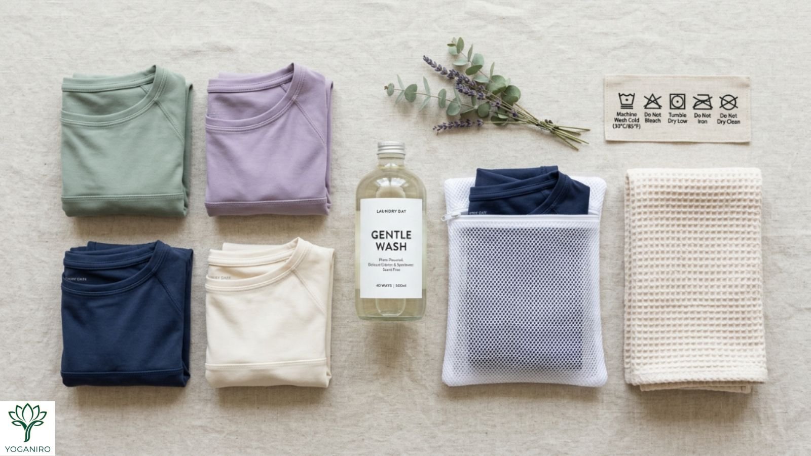 Proper way to wash and care for yoga tops