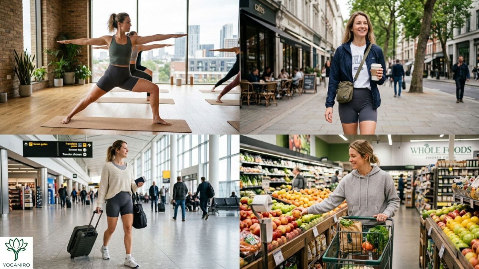 Yoga shorts outfits for studio, travel and casual wear
