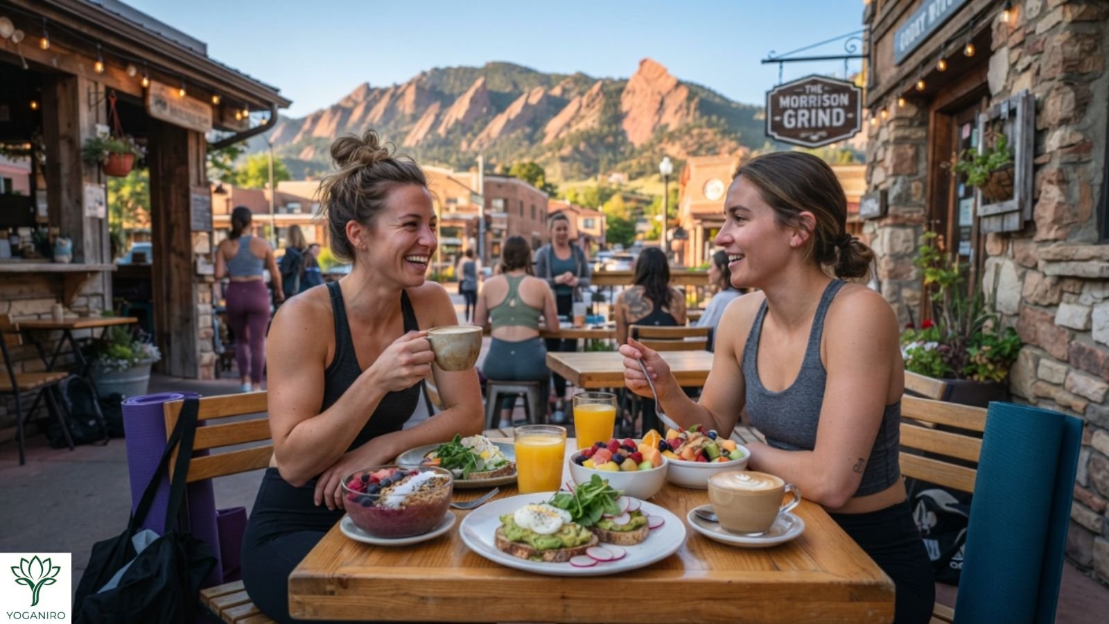 Breakfast in Morrison after Yoga on the Rocks class