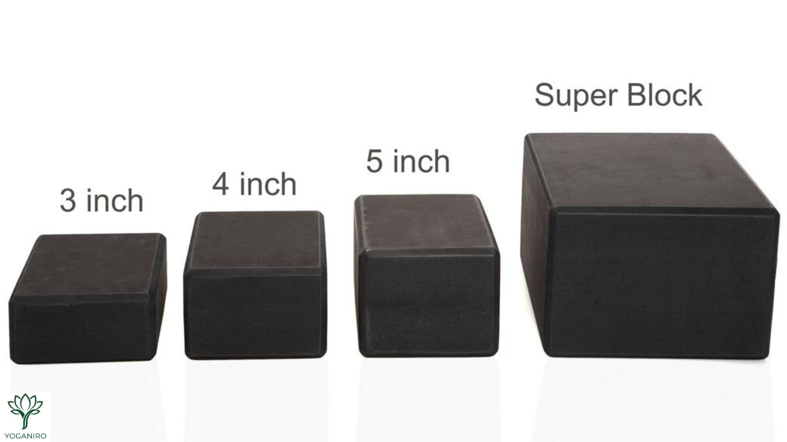 3 Inch vs 4 Inch Yoga Blocks